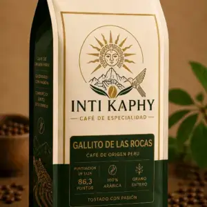 Café peruano Inti Kaphy en gallito de la rocas